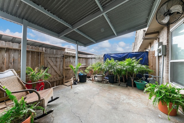 6506 Kentwick Dr, Houston, TX 77084 - view of patio / terrace with fence