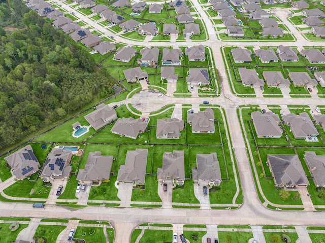 drone / aerial view featuring a residential view
