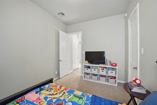 7323 Perching Hawk Trl, Katy, TX 77493 - carpeted bedroom with visible vents and baseboards