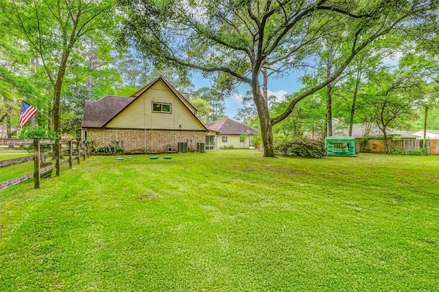 22814 Wren Ln, Tomball, TX 77377 - view of yard with central AC