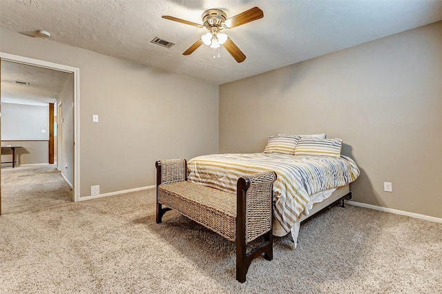22814 Wren Ln, Tomball, TX 77377 - carpeted bedroom featuring baseboards and ceiling fan