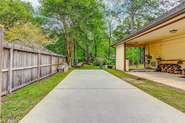 22814 Wren Ln, Tomball, TX 77377 - view of yard with a patio area