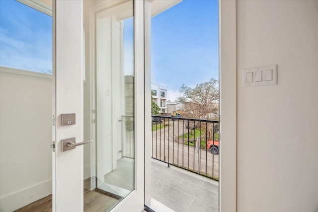 view of doorway