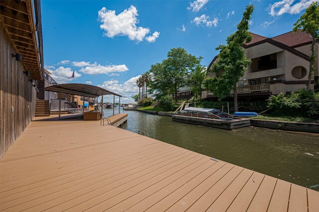 3734 Windswept Dr, Montgomery, TX 77356 - dock area featuring a water view