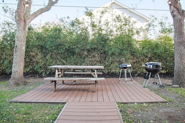 16519 Mansvelt Rd, Jamaica Beach, TX 77554 - view of deck