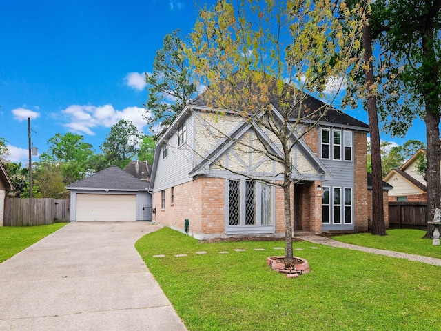 16707 Rugby Ct, Spring, TX 77379 - view of front of house featuring brick siding and driveway