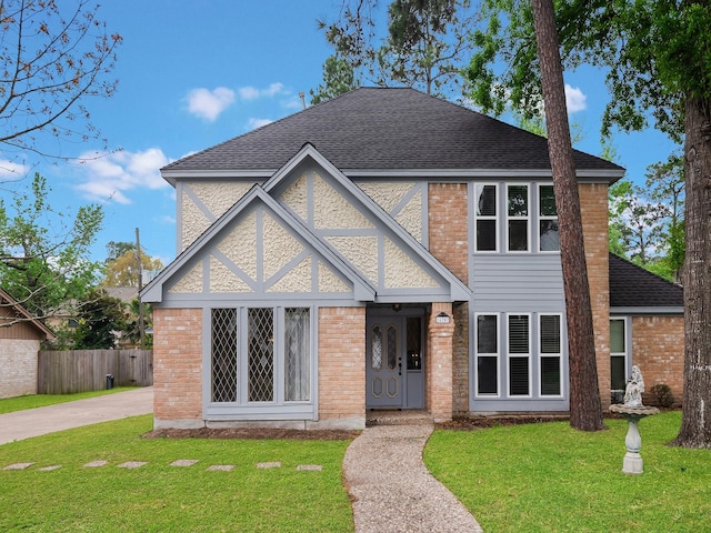 16707 Rugby Ct, Spring, TX 77379 - view of front of home with roof with shingles and brick siding
