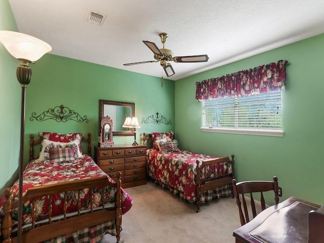 16707 Rugby Ct, Spring, TX 77379 - carpeted bedroom with ceiling fan
