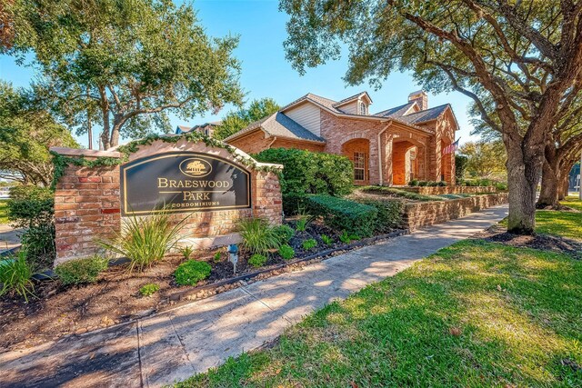2255 Braeswood Park Dr Unit 294, Houston, TX 77030 - view of community / neighborhood sign