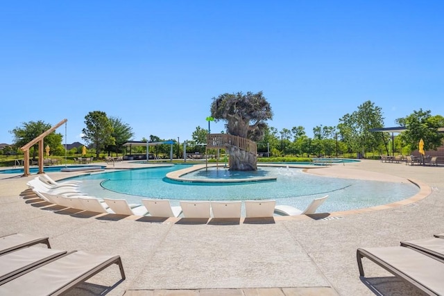 15039 Eves Necklace Ct, Cypress, TX 77433 - view of pool