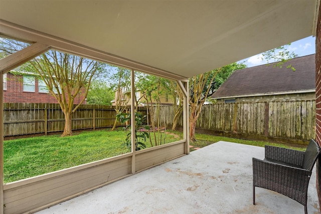 1231 Kings Creek Trl, Missouri City, TX 77459 - view of patio / terrace featuring a fenced backyard