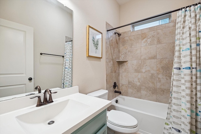 31021 Harvest Meadow Ln, Spring, TX 77386 - bathroom featuring vanity and shower / bath combo with shower curtain