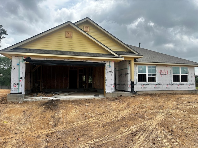 4411 Karam Lndg, Dickinson, TX 77539 - unfinished property featuring a garage and roof with shingles
