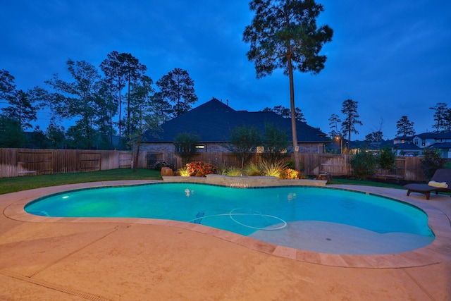 1002 Timberland Bay Ct, Pinehurst, TX 77362 - view of pool with a patio, a fenced backyard, and a fenced in pool