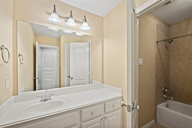 11812 Sea Shadow Bnd, Pearland, TX 77584 - full bath featuring vanity and bathtub / shower combination