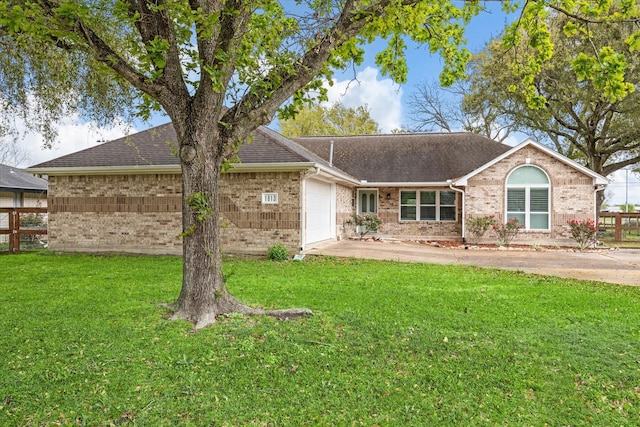 1613 Willow View St, La Porte, TX 77571 - view of front of home with brick siding, a garage, and roof with shingles