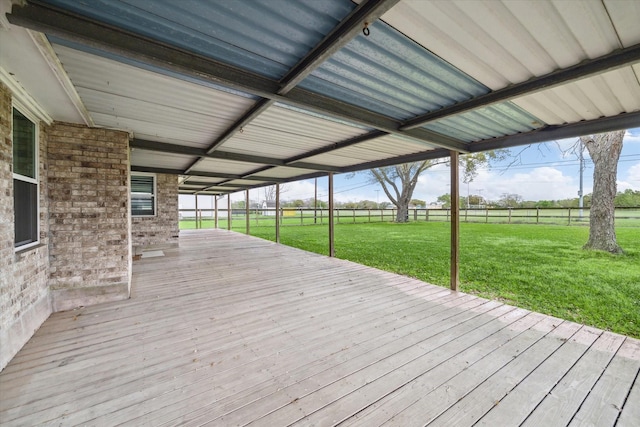 1613 Willow View St, La Porte, TX 77571 - view of wooden deck