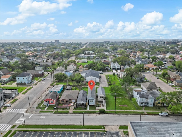 3513 Ursuline St, Galveston, TX 77550 - bird's eye view with a residential view