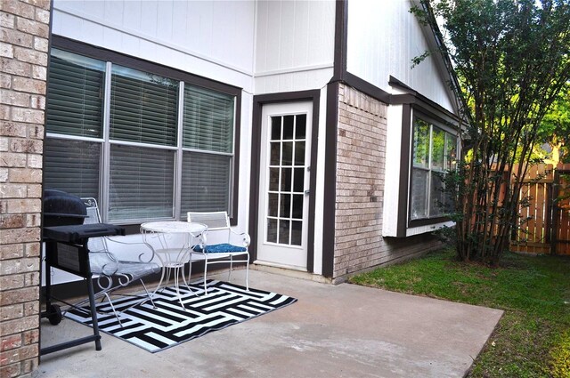 1531 Dan Cox Ave, Katy, TX 77493 - view of patio / terrace featuring fence