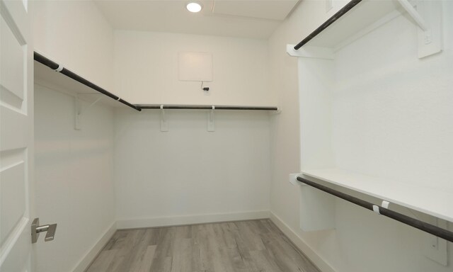 119 E 43rd St Unit A, Houston, TX 77018 - walk in closet with light wood finished floors