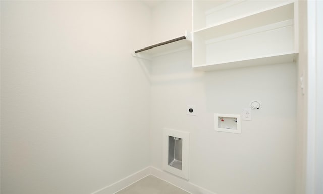 119 E 43rd St Unit A, Houston, TX 77018 - laundry area featuring laundry area, hookup for a washing machine, electric dryer hookup, hookup for a gas dryer, and baseboards