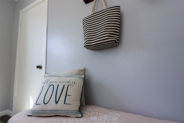 view of room details