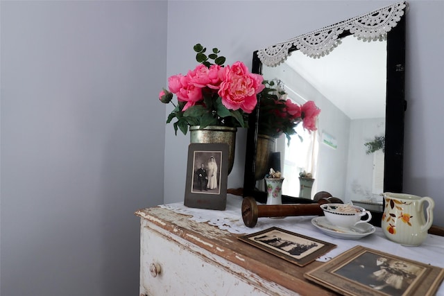 view of room details