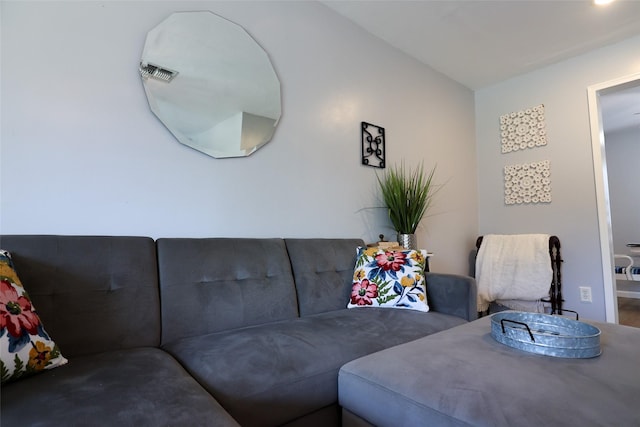 living room with visible vents