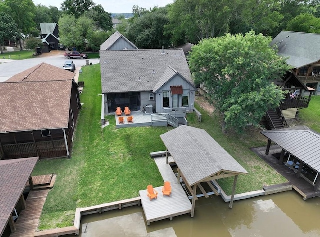 10 Hunters Creek Dr, Huntsville, TX 77340 - aerial view of property and surrounding area
