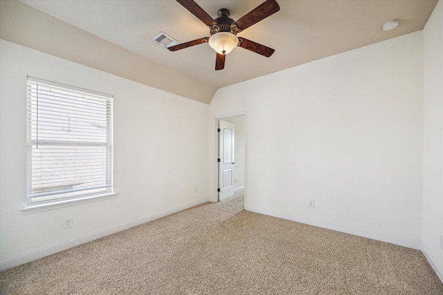27 Tioga Pl, The Woodlands, TX 77375 - unfurnished room featuring ceiling fan, light colored carpet, a smoke detector, and baseboards
