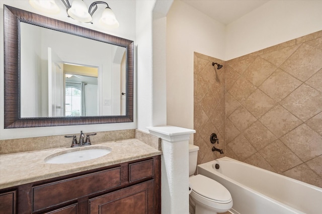 27 Tioga Pl, The Woodlands, TX 77375 - full bath featuring toilet, vanity, and shower / bath combination