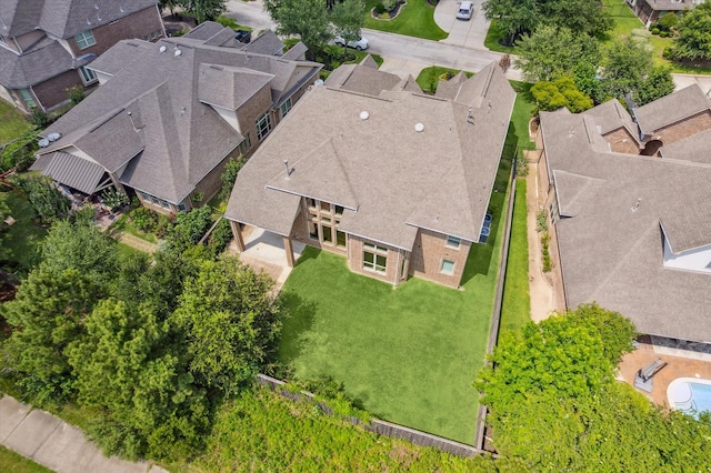 27 Tioga Pl, The Woodlands, TX 77375 - aerial view of residential area