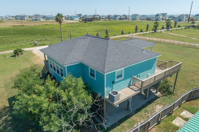 4206 Seabird Dr, Galveston, TX 77554 - aerial view of property and surrounding area