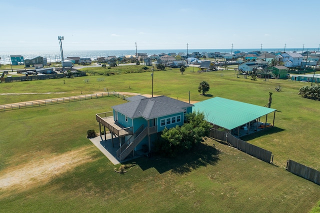 4206 Seabird Dr, Galveston, TX 77554 - view from above of property