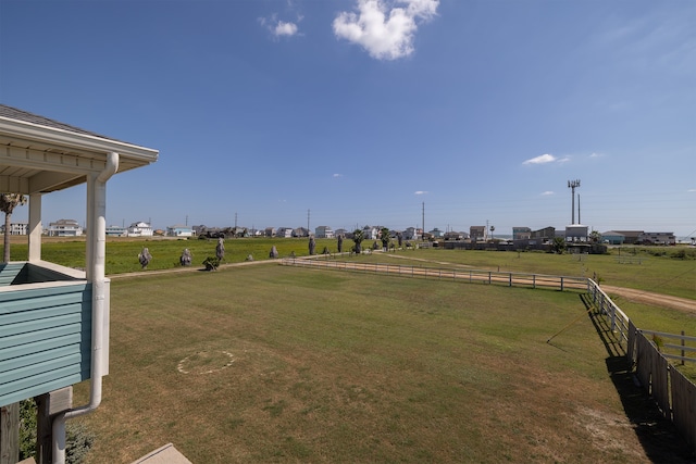 4206 Seabird Dr, Galveston, TX 77554 - view of yard featuring a view of countryside