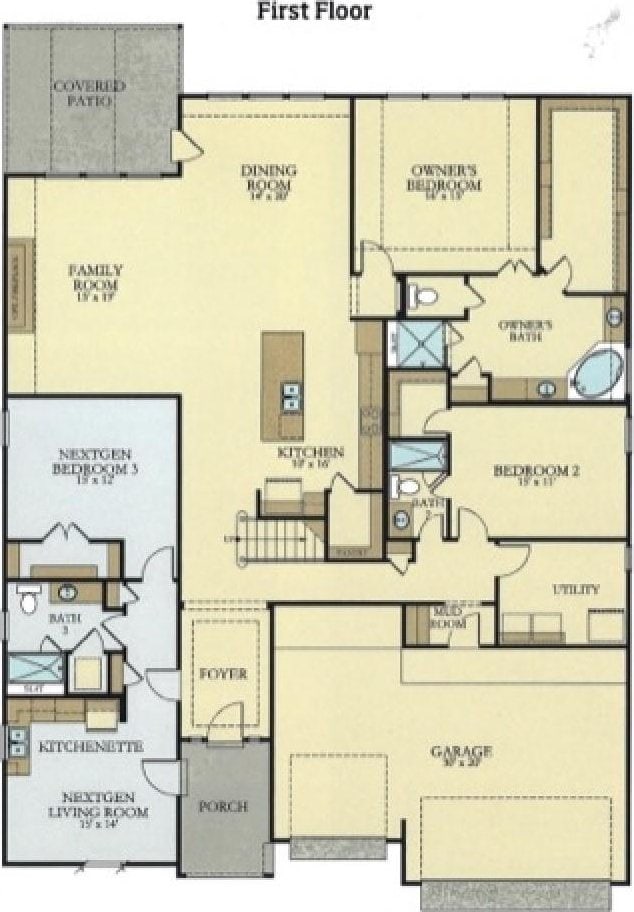 6518 Fairway Glen Ln, Katy, TX 77493 - floor plan