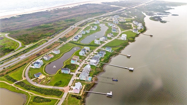 26711 Bay Water Dr, Galveston, TX 77554 - aerial view with a water view