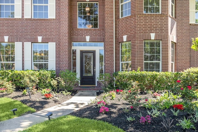 1314 Cross Valley Dr, Sugar Land, TX 77479 - doorway to property featuring brick siding