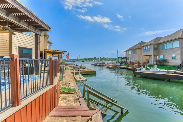 343 Old Aqua Lndg E, Conroe, TX 77356 - dock area with a water view