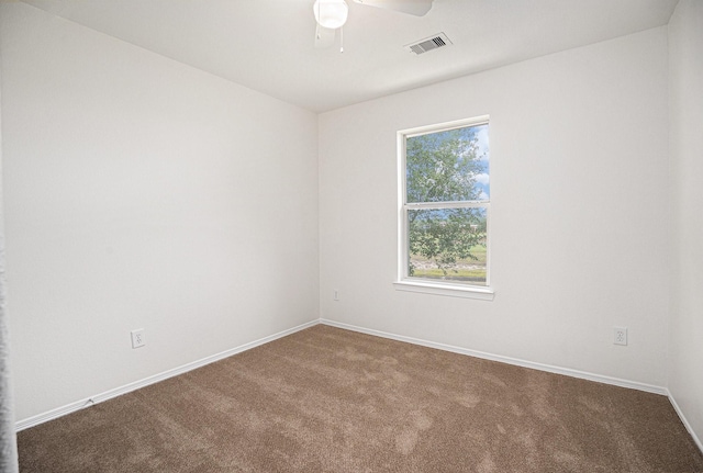 2522 Barton Springs St, League City, TX 77573 - carpeted spare room with ceiling fan and baseboards