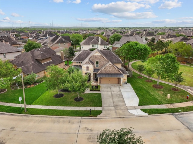 drone / aerial view featuring a residential view