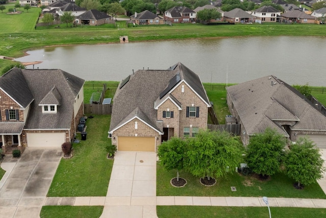 2311 Leonetti Ln, Rosenberg, TX 77471 - aerial perspective of suburban area with a large body of water