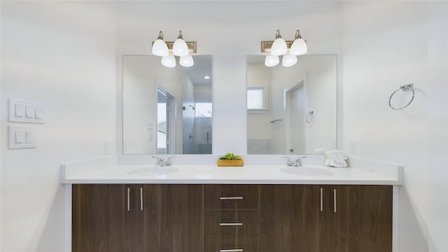 9616 Habitat St, Houston, TX 77075 - bathroom featuring double vanity and a sink