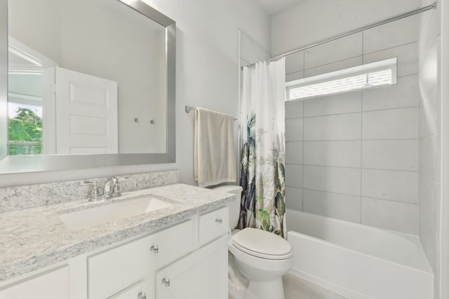 250 Peninsula Point Dr, Montgomery, TX 77356 - bathroom with toilet, vanity, and shower / bath combo with shower curtain