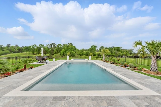 250 Peninsula Point Dr, Montgomery, TX 77356 - view of swimming pool featuring a patio area, fence, and view of scattered trees
