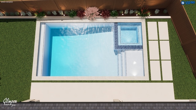 739 Azaleadell Dr, Houston, TX 77018 - view of swimming pool