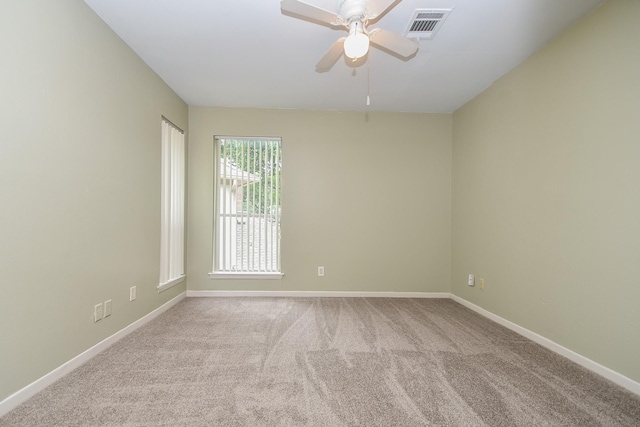 2918 Manila Ln, Houston, TX 77043 - empty room with ceiling fan, carpet, and baseboards
