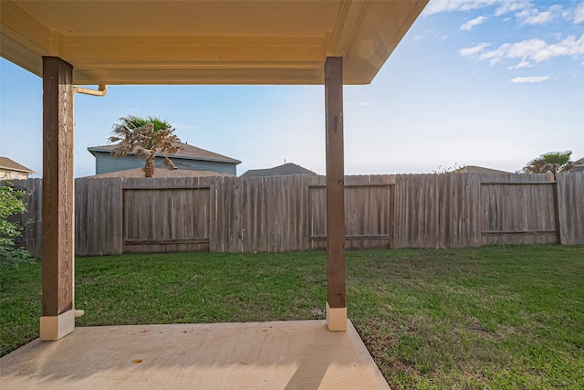 2402 Ivory Ct, Texas City, TX 77591 - view of yard with a patio and a fenced backyard