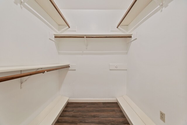 3708 Masters Ct, League City, TX 77573 - spacious closet with dark wood-type flooring