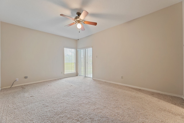3708 Masters Ct, League City, TX 77573 - empty room with carpet, ceiling fan, and baseboards